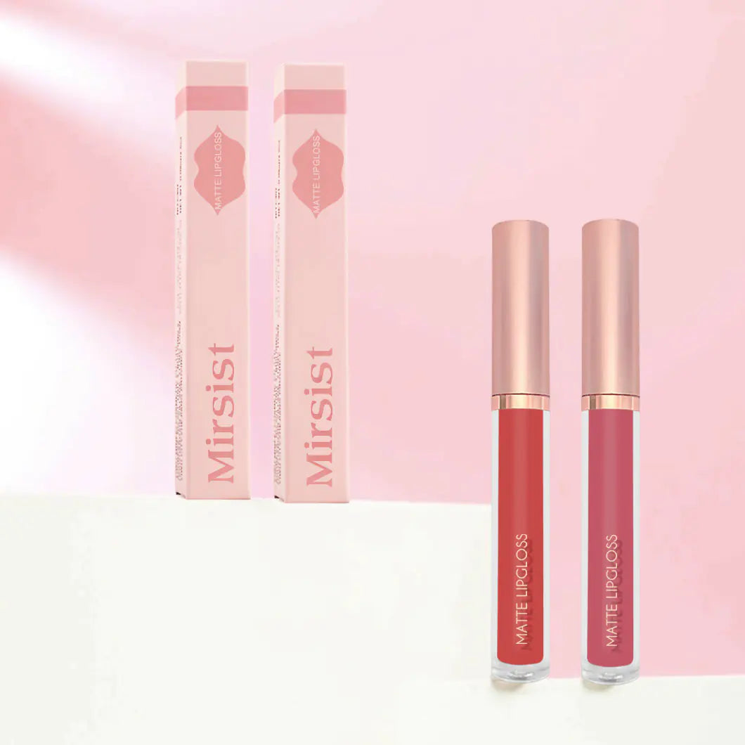 12-Shade Nude Matte Lip Gloss