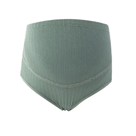 Lace Trimmed Cotton Maternity Panties